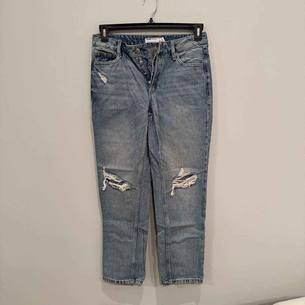 Garage Ex-Boyfriend Distressed Light Blue Jeans